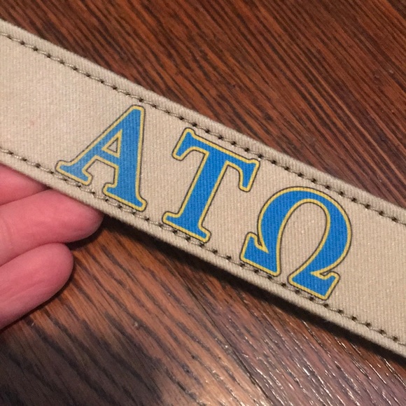 clayton & crume Other - Alpha Tau Omega Fraternity Belt by Clayton & Crume